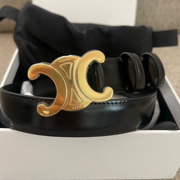 Celine Accessories - Celine triomphe belt size 80
